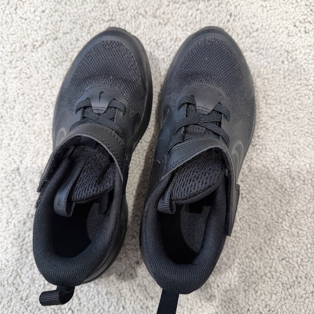Nike Black Running Shoes, boys size 12c